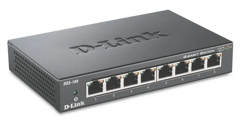 DLINK DGS-108/E  8-port Gigabit Switch