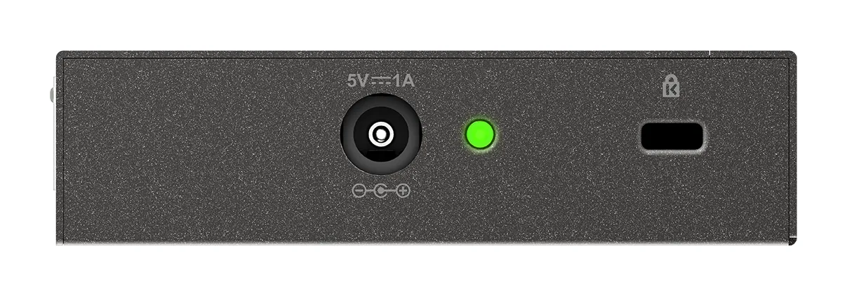 D-Link DGS-108/E - 8-porttinen hallitsematon Gigabit-ty&ouml;p&ouml;yt&auml;kytkin, musta