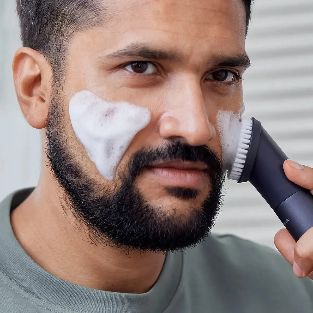 Panasonic MULTISHAPE Face Brush Attachment ER-CFB1-A503 -kasvojenpuhdistusharjap&auml;&auml;, sininen