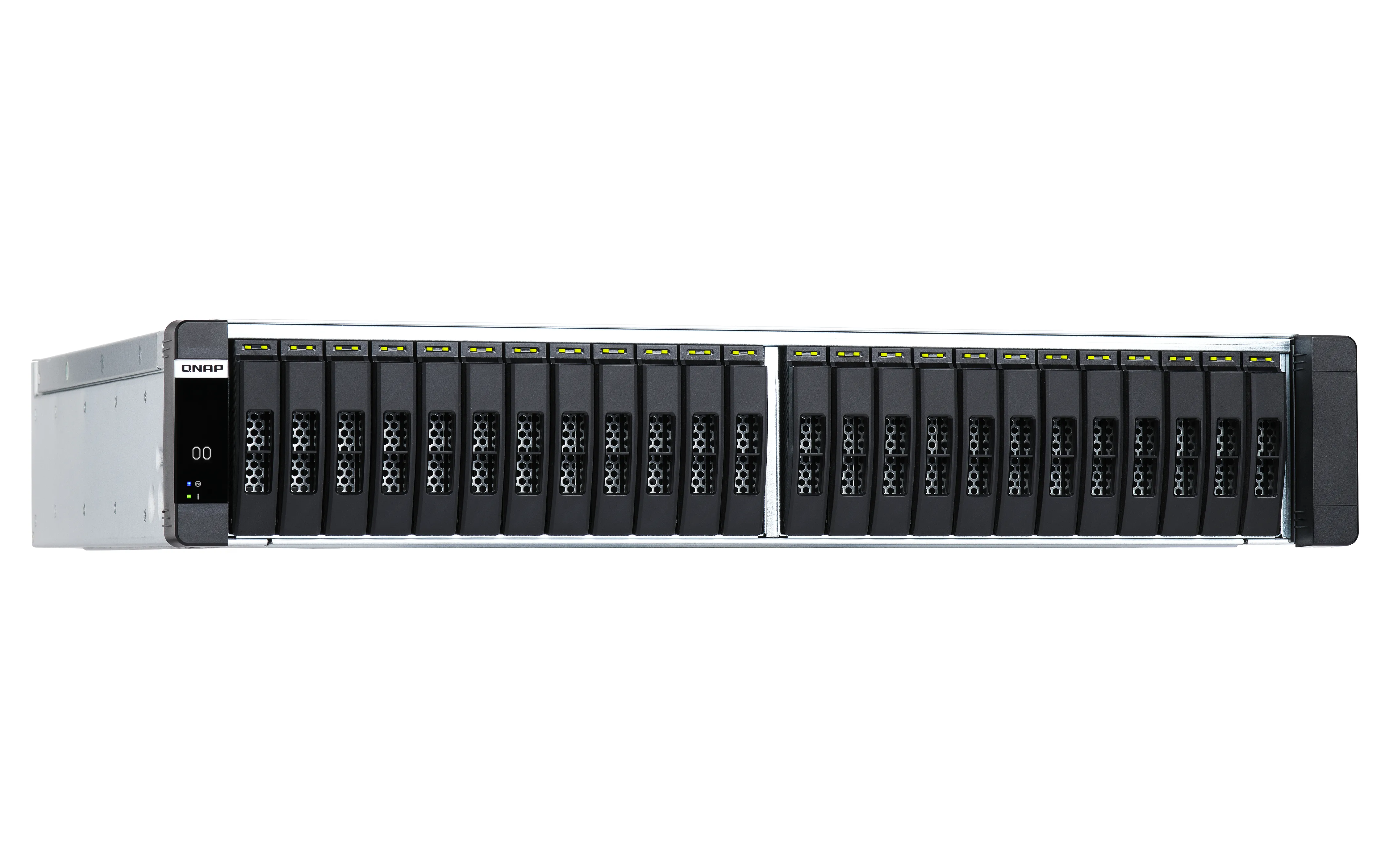 QNAP ES2486dc-2142IT-128G 24-Bay Enterprise ZFS NAS SAS 12G/6G Xeon D-2142IT 128GB RAM 7-LAN 4 SFP+ 3 RJ45 for Each Controller