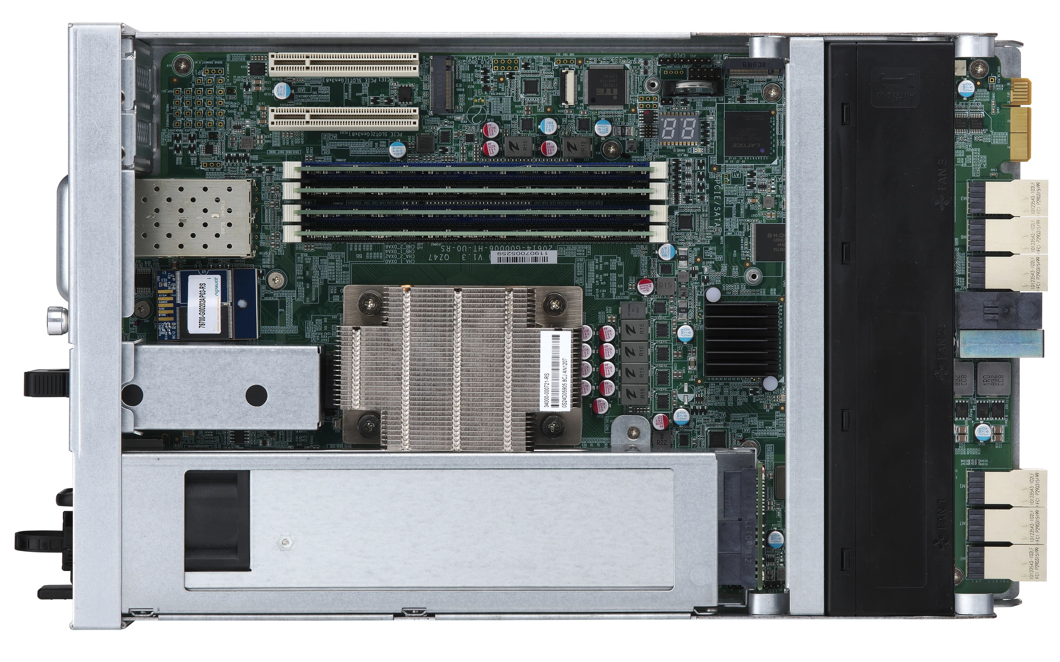 QNAP ES2486dc-2142IT-128G 24-Bay Enterprise ZFS NAS SAS 12G/6G Xeon D-2142IT 128GB RAM 7-LAN 4 SFP+ 3 RJ45 for Each Controller