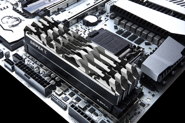 G.SKILL Sniper X 32GB (4 x 8GB) DDR4 3000 MHz, CL16 Memory, Urban Camo (XMP)