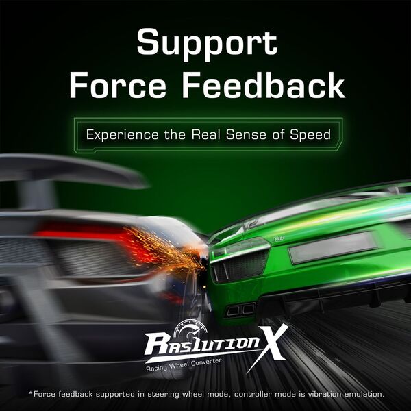 Brook Gaming Ras1ution X - Xbox series, One, 360 Sim-Racing Signal adapteri