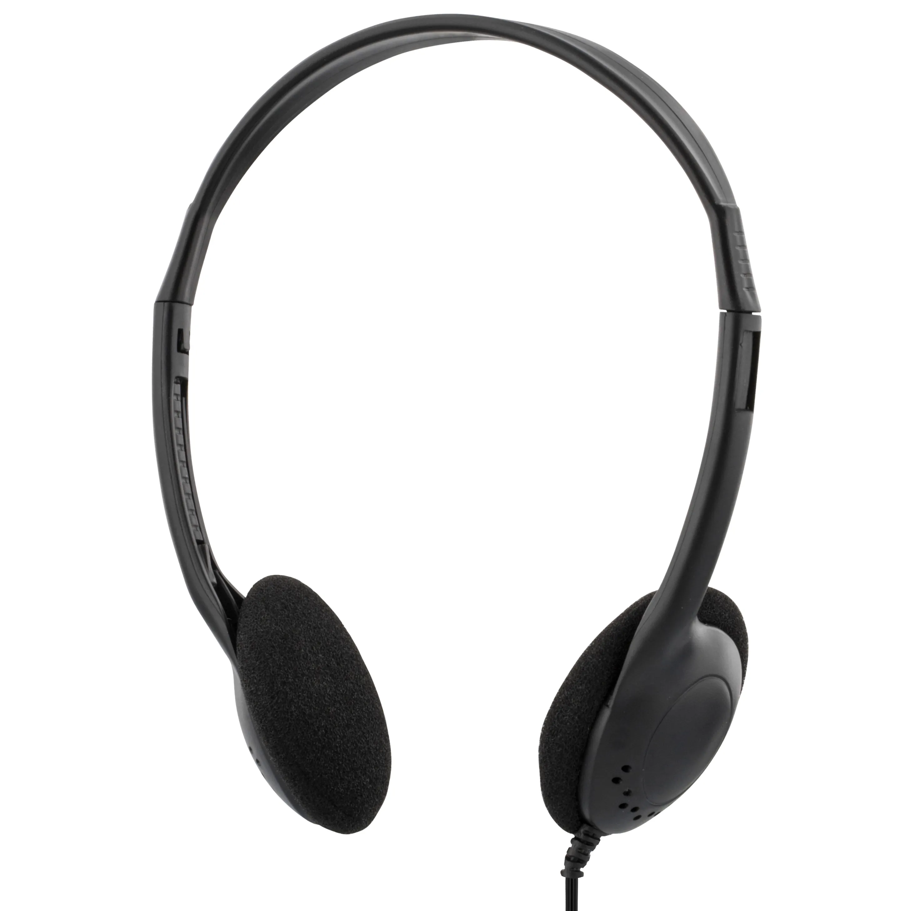 Deltaco HL-27 Stereo -kuulokkeet mikrofonilla, musta