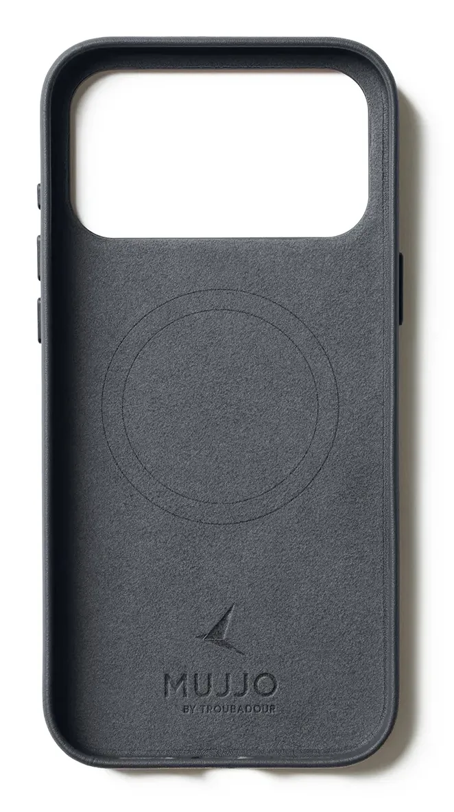 Mujjo MagSafe, iPhone 17 Pro Max -suojakuori, Basalt