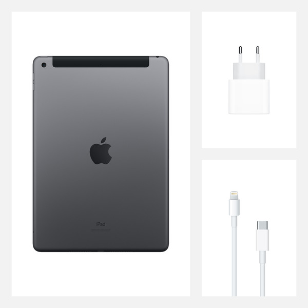 Apple iPad 10,2&quot; 32 Gt Wi-Fi + Cellular, T&auml;htiharmaa (2020)