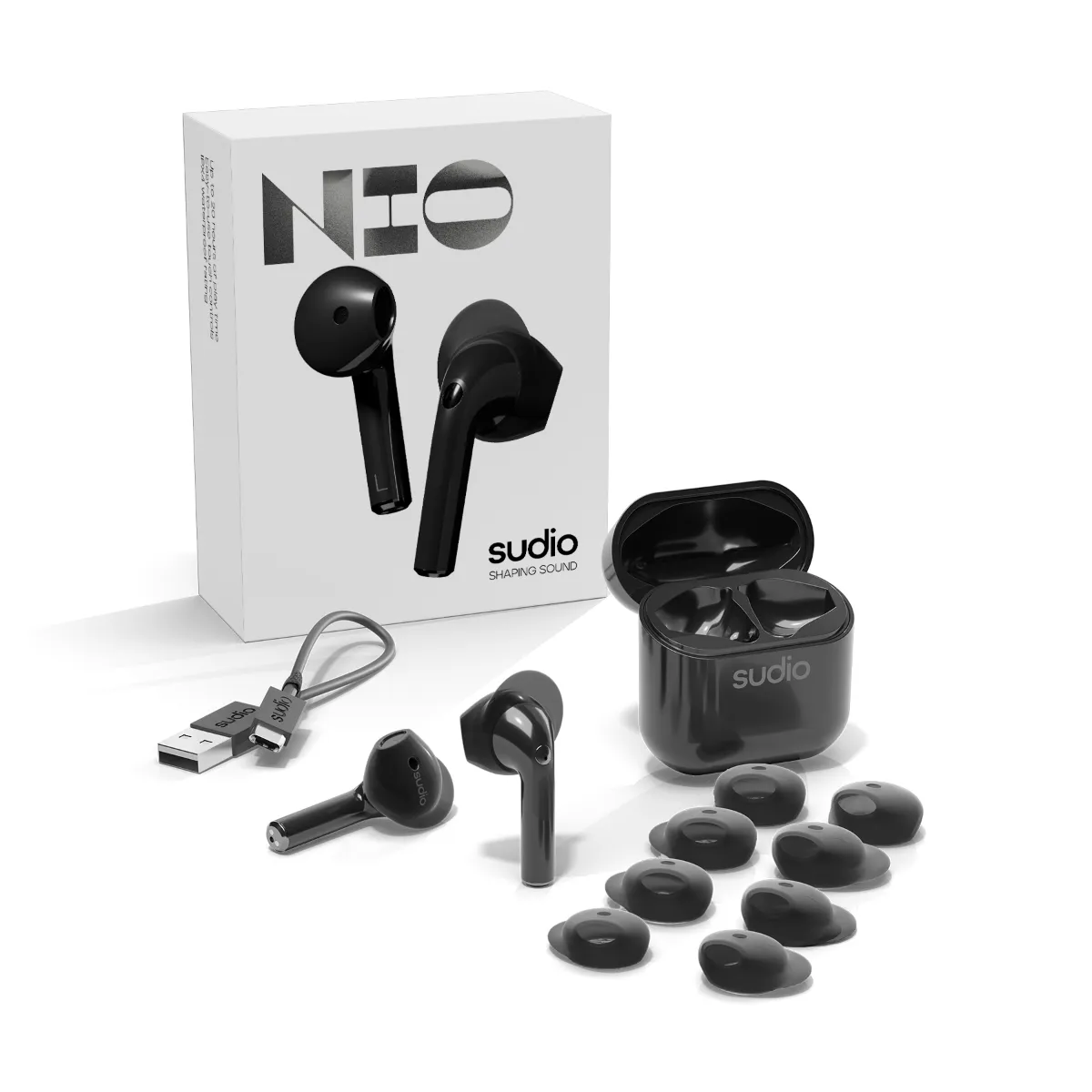 Sudio Nio True Wireless - wireless earbuds, black