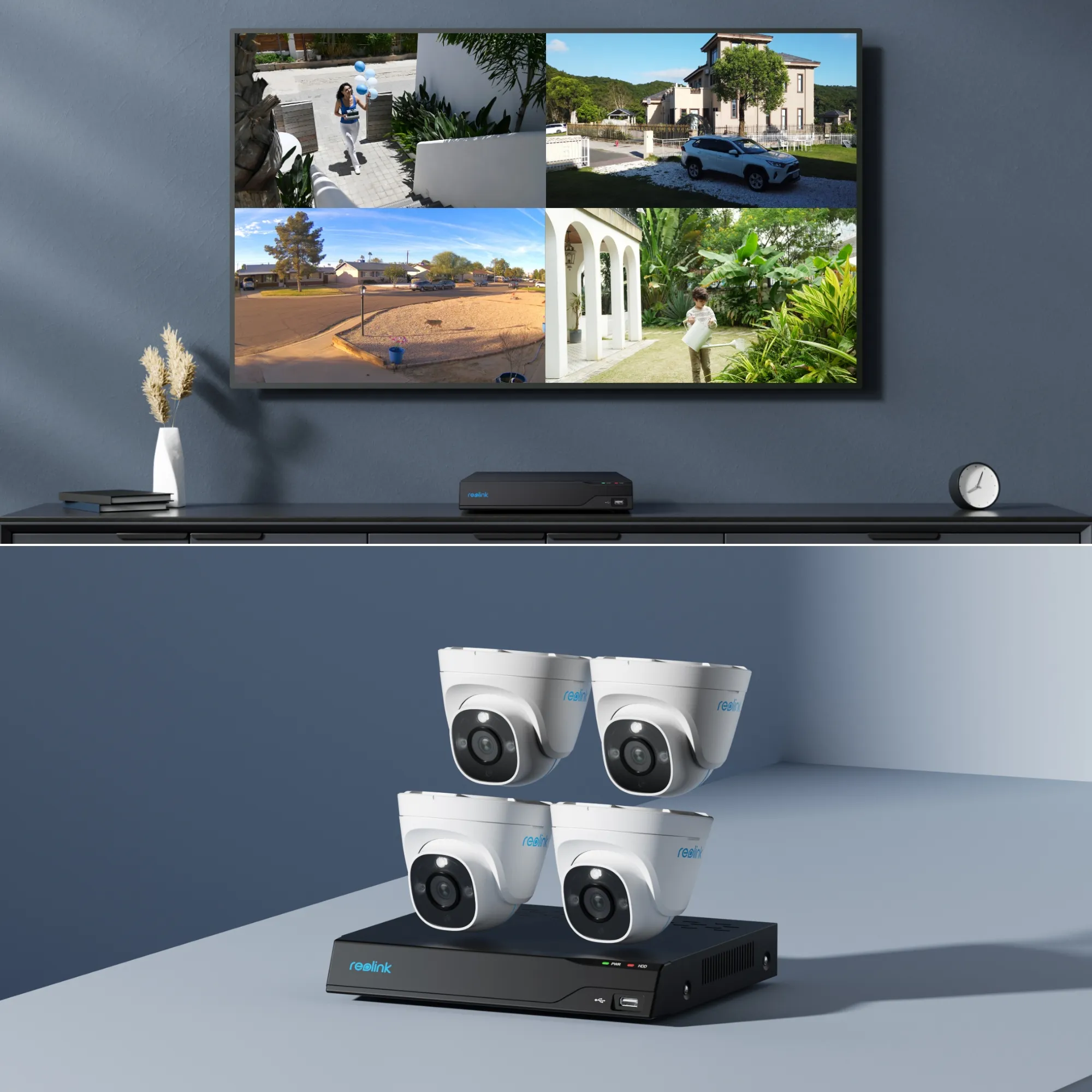 Reolink NVS8-8MD4 (Dome) NVR | 4K | 8MP | 8CH | 4x P334 | PoE | 2TB