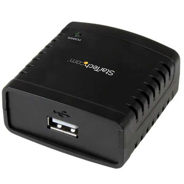 StarTech PM1115U2 - Tulostinpalvelin, Musta