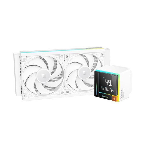 Sudokoo ENERGLO 240 White Processor Liquid Cooler