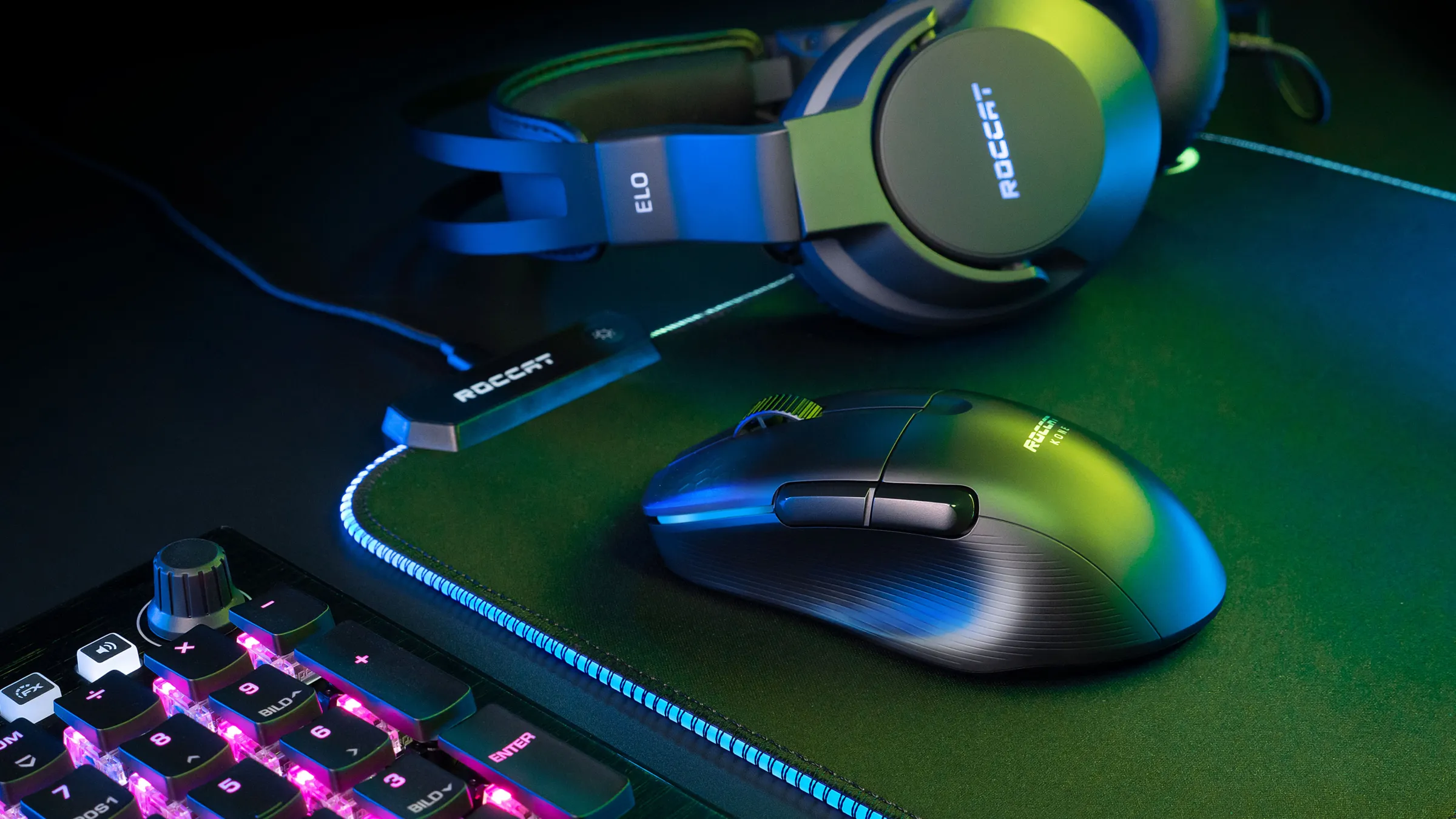 Roccat Kone Pro Air -langaton pelihiiri, valkoinen
