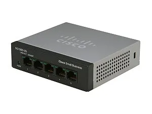 Cisco Small Business SF110D-05 - Kytkin - hallitsematon - 5 x 10/100 - ty&ouml;p&ouml;yt&auml;, sein&auml;&auml;n asennettava - tasavirta