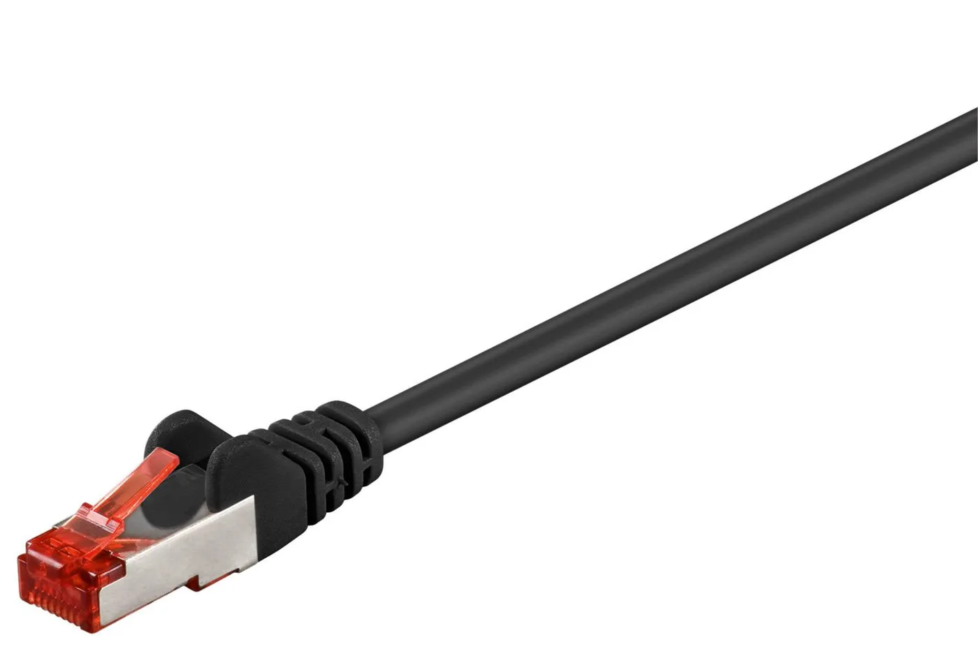 MicroConnect Cat6 F/UTP RJ45 10m Network Cable, Black