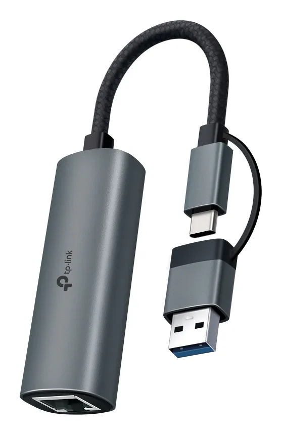 TP-LINK UE310C - USB Ethernet Adapter, Grey