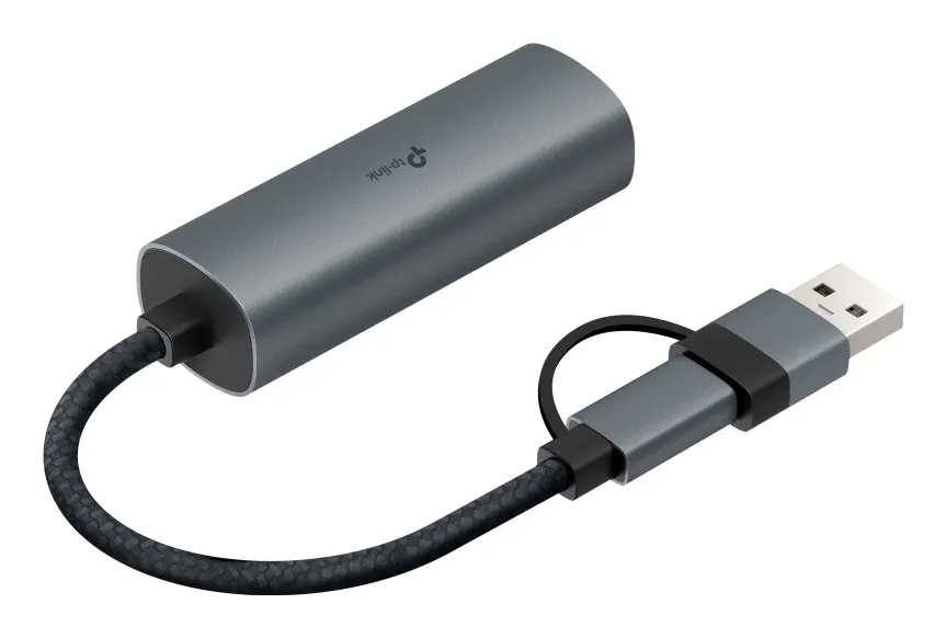 TP-LINK UE310C - USB Ethernet Adapter, Grey
