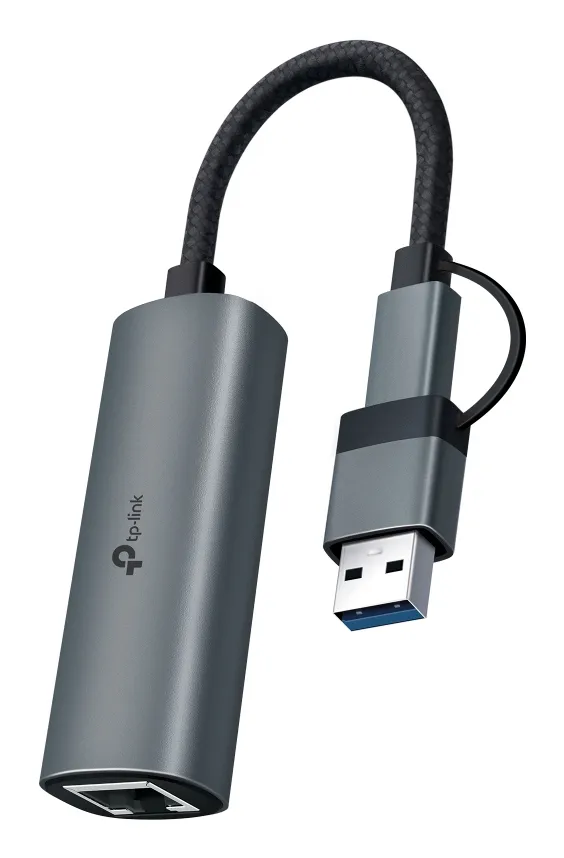 TP-LINK UE310C - USB Ethernet Adapter, Grey
