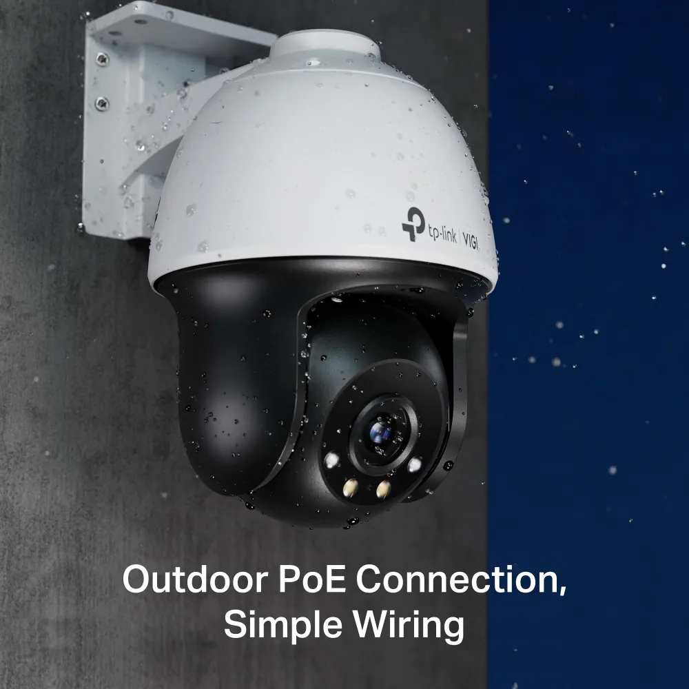 TP-Link VIGI C540 (4mm) 4MP Outdoor - Network security camera, Black, White