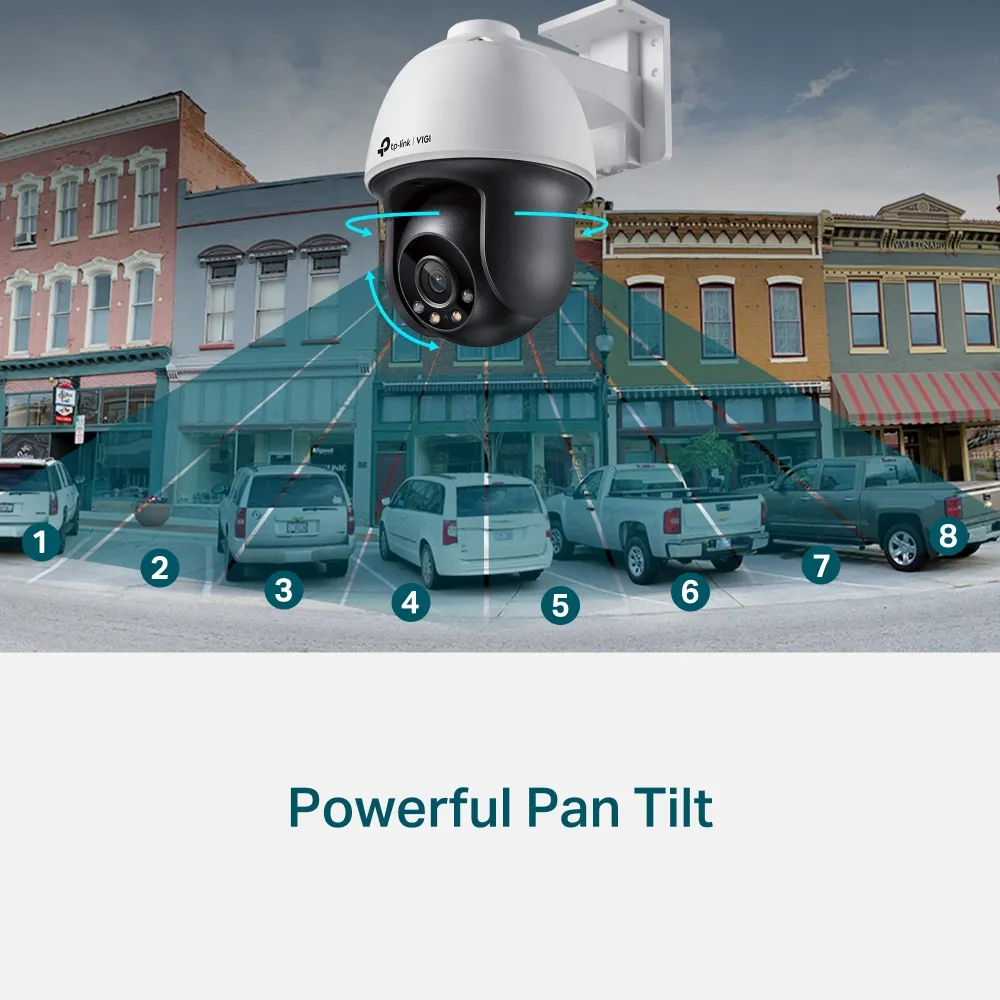 TP-Link VIGI C540 (4mm) 4MP Outdoor - Network security camera, Black, White