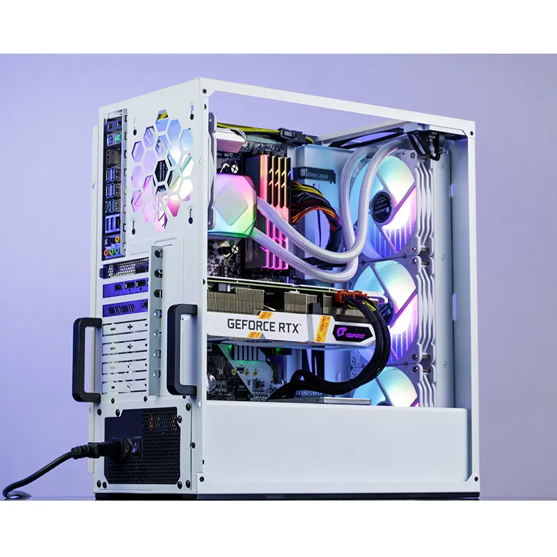 Jonsbo VR4, Full Mesh - midi case, white