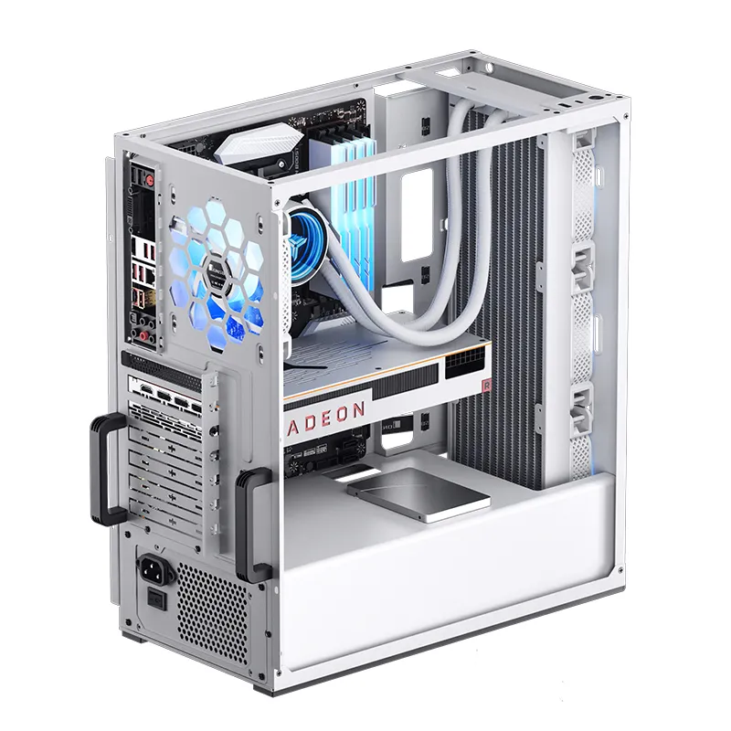 Jonsbo VR4, Full Mesh - midi case, white
