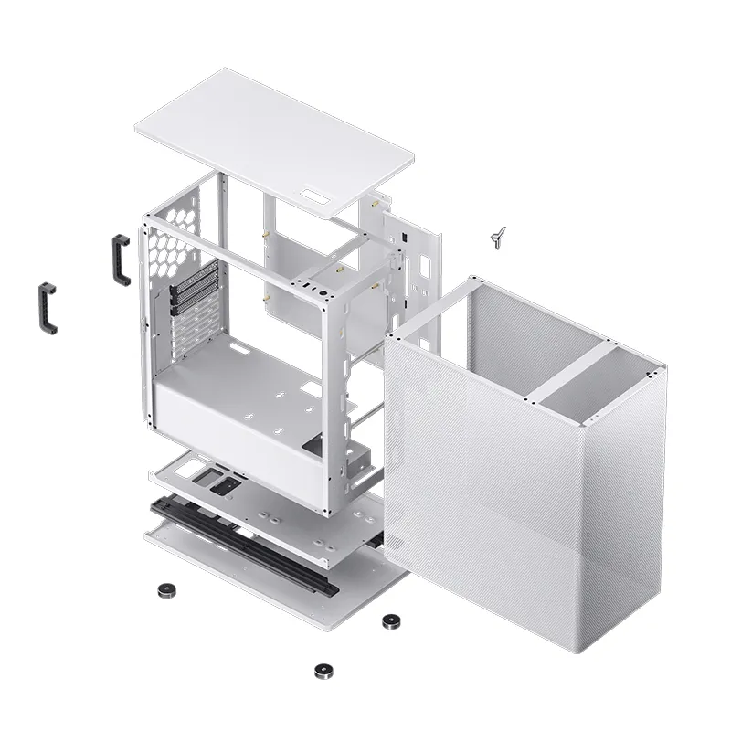 Jonsbo VR4, Full Mesh - midi case, white