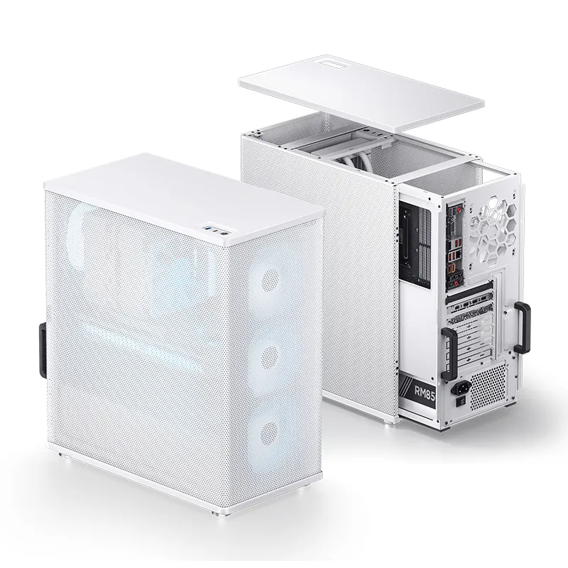 Jonsbo VR4, Full Mesh - midi case, white