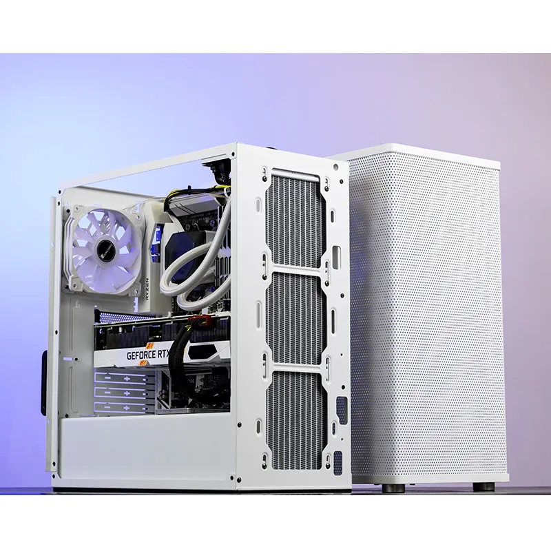 Jonsbo VR4, Full Mesh - midi case, white