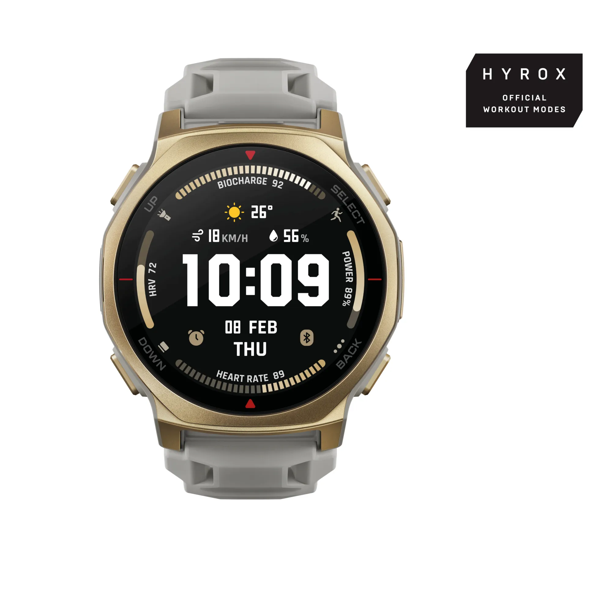 Amazfit T-Rex 3 Pro 44mm Smartwatch, Arctic Gold Amazfit T-Rex 3 Pro 44mm Smartwatch, Arctic Gold