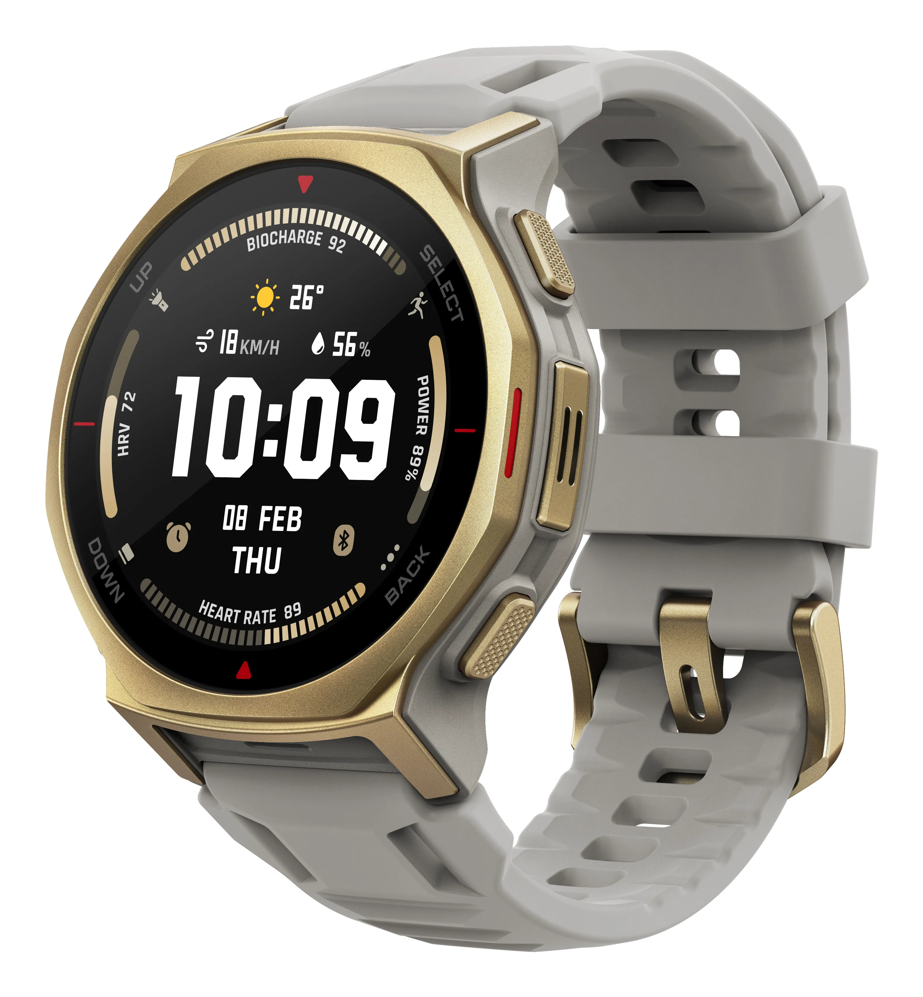 Amazfit T-Rex 3 Pro 44mm Smartwatch, Arctic Gold Amazfit T-Rex 3 Pro 44mm Smartwatch, Arctic Gold