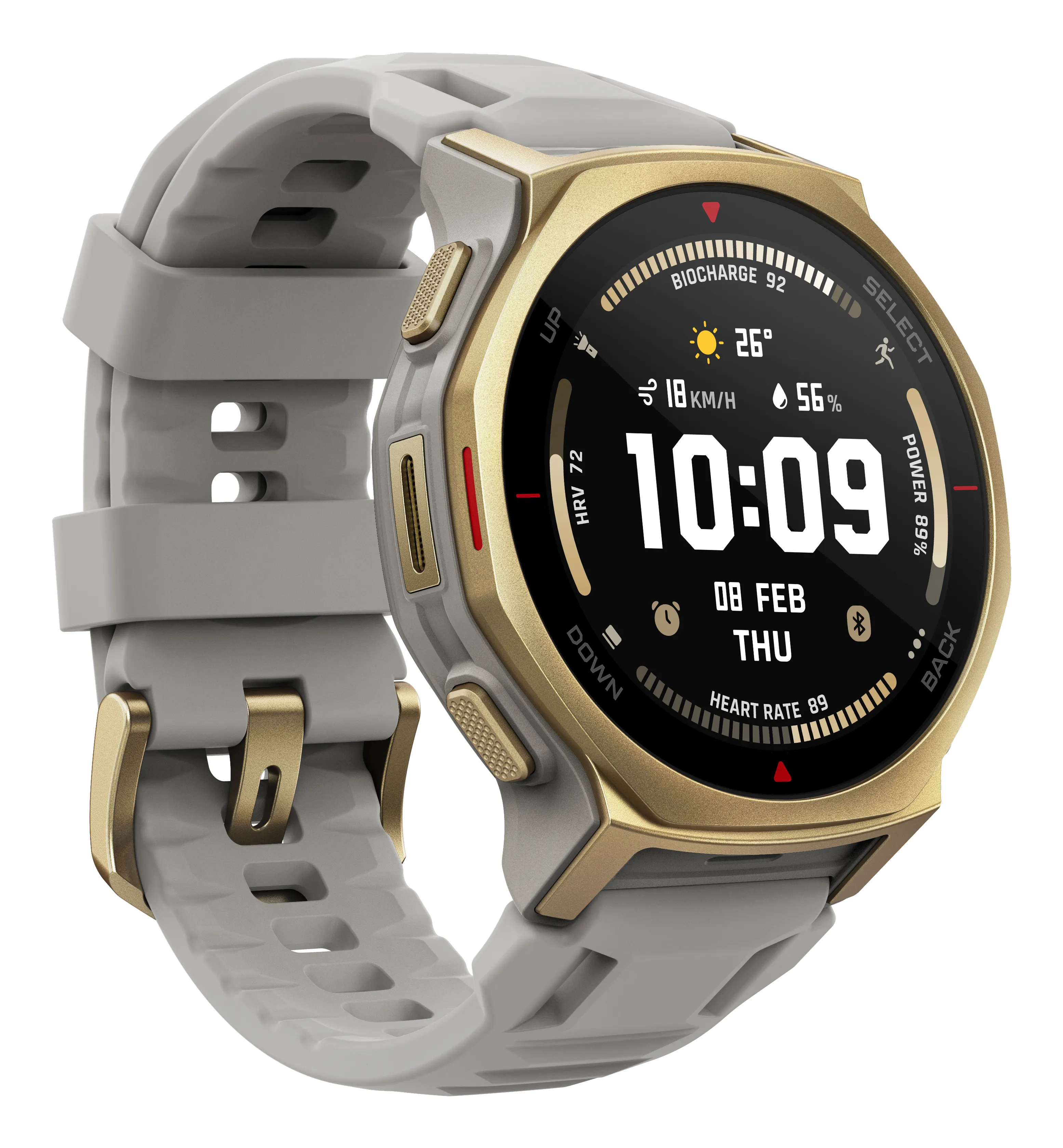 Amazfit T-Rex 3 Pro 44mm Smartwatch, Arctic Gold Amazfit T-Rex 3 Pro 44mm Smartwatch, Arctic Gold