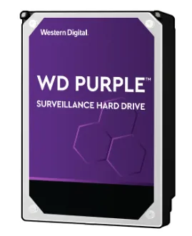 WD Purple 3.5" 6TB, 5400 RPM, 64MB, SATA III Hard Drive for Surveillance