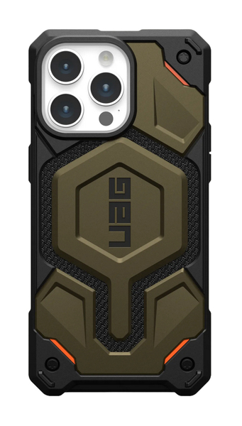 UAG Monarch Pro Kevlar MagSafe, iPhone 15 Pro Max - fodral, Kevlar Element Green