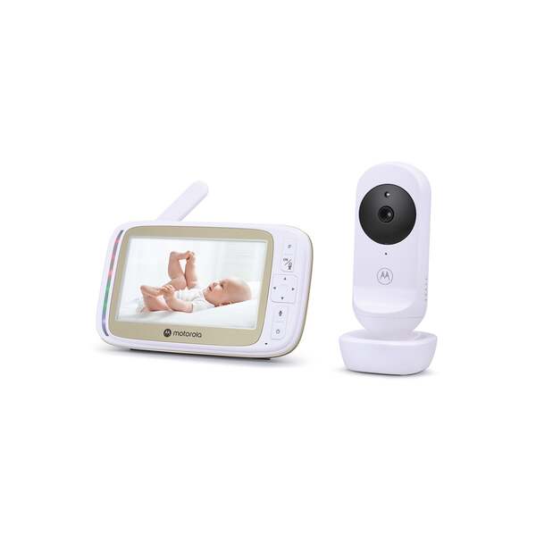 Motorola VM45 Connect 5" Wi-Fi Video Baby Monitor, White