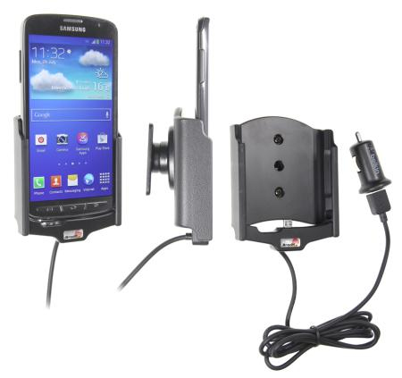 BRODIT Active holder with cig-plug. - Samsung Galaxy S4 Active GT-I9295