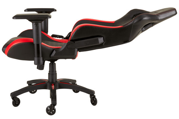 Corsair T1 2018 - Spelstol svart r&ouml;d