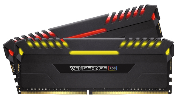 Corsair 16GB (2x8GB) Vengeance RGB, DDR4 3000MHz - Black
