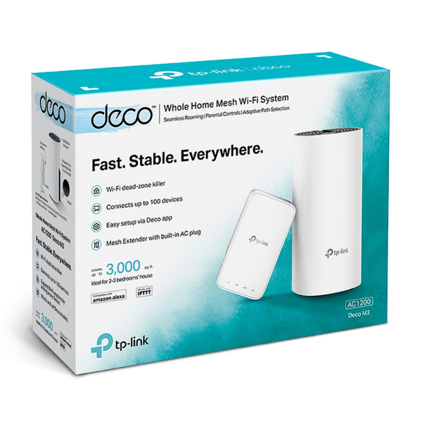 Deco M3 (2-Pack) Wireless Router Gigabit Ethernet