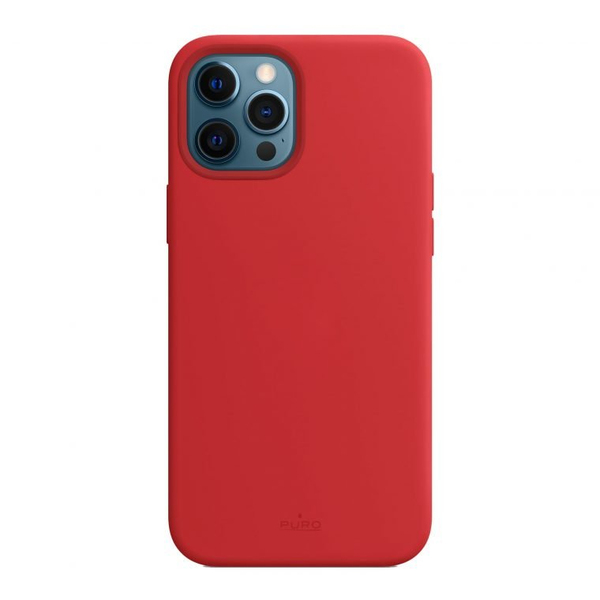 iPhone 12/12 Pro SKYMAG Cover Leather Look, Red