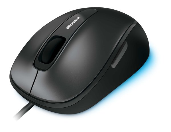 Microsoft Comfort 4500 Bluetrack - mus, Svart