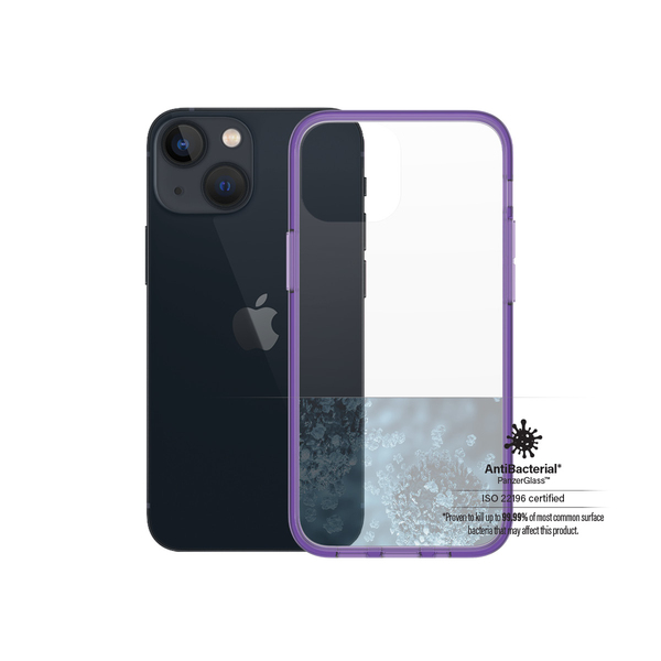 PanzerGlass ClearCase, iPhone 13 mini -suojakuori, Purppura