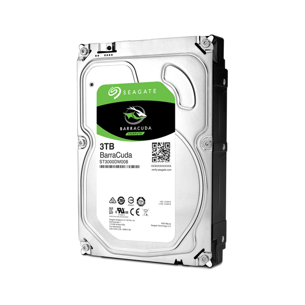 Seagate 3TB Barracuda, 3.5", SATA, 7200rpm, 64MB - HDD-levy