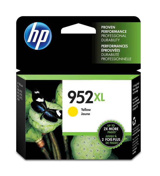 HP 952XL ink cartridge, 26 ml, Yellow