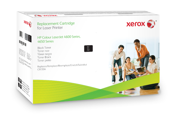 Xerox - Musta - v&auml;riainekasetti (vastaavuus: HP C9720A) malleihin HP Color LaserJet 4600, 4600dn, 4600dtn, 4600hdn, 4600n