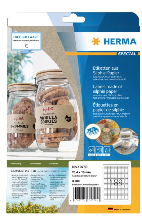 Herma label Silphie A4 24,4x10 (3780)