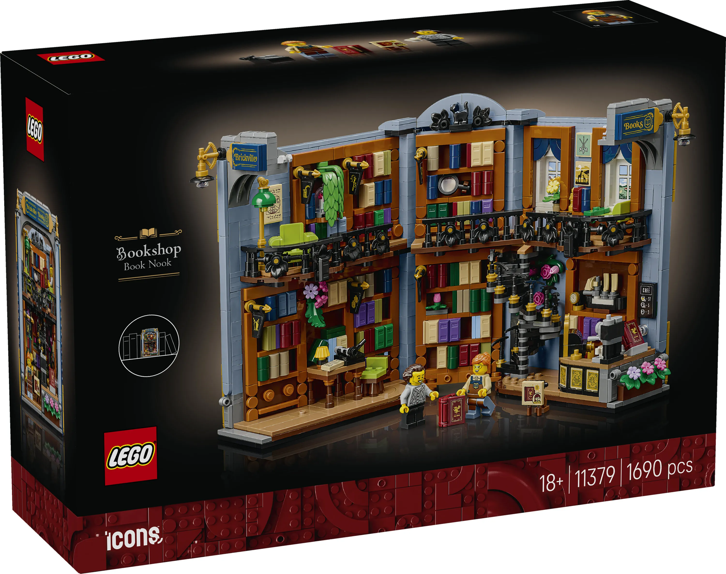 LEGO Icons Bookshop: Book Nook 11379