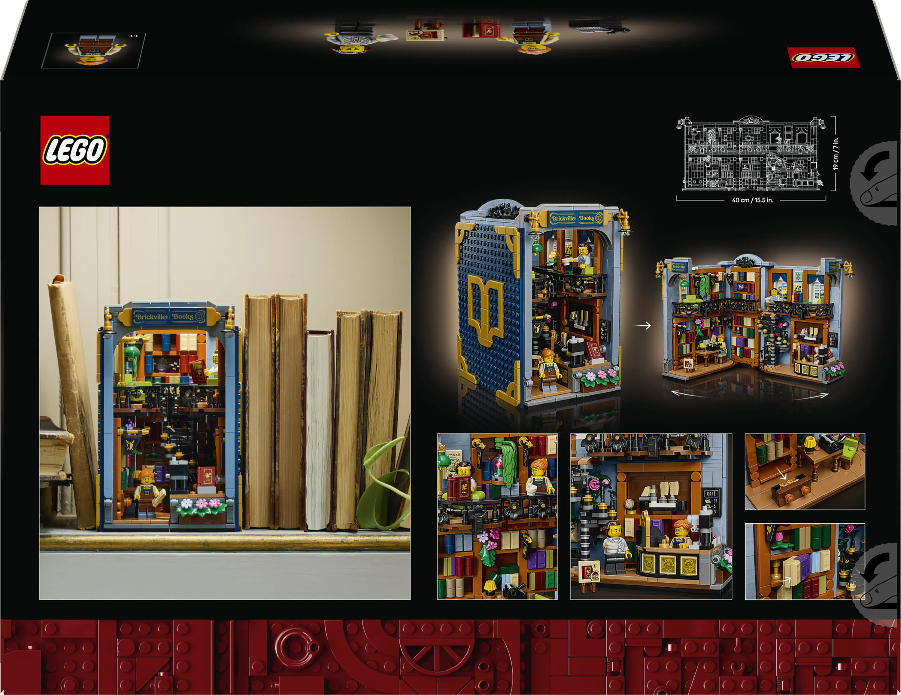 LEGO Icons Bookshop: Book Nook 11379