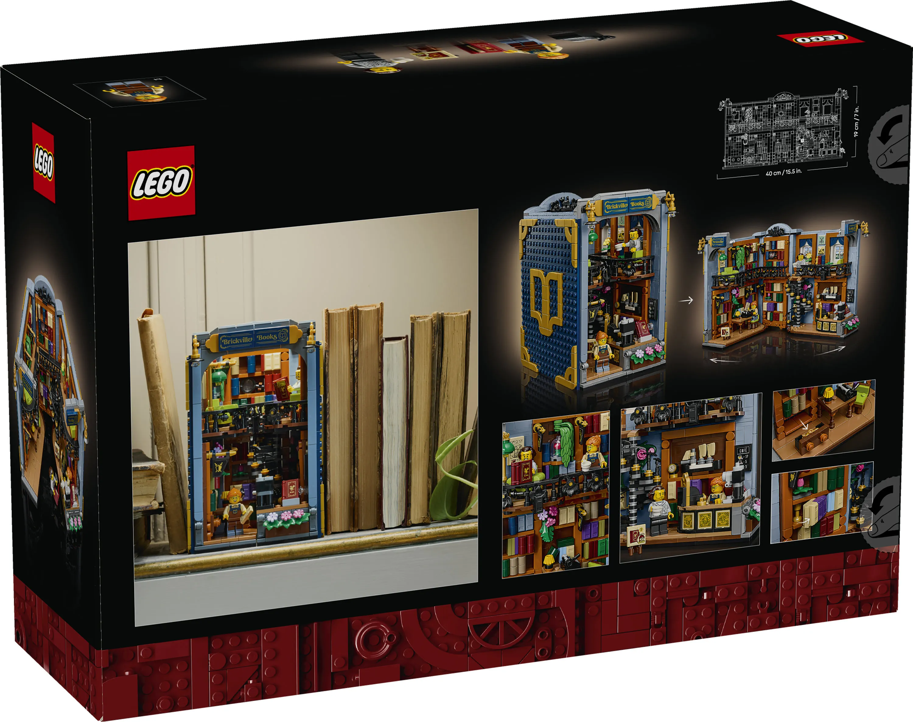 LEGO Icons Bookshop: Book Nook 11379