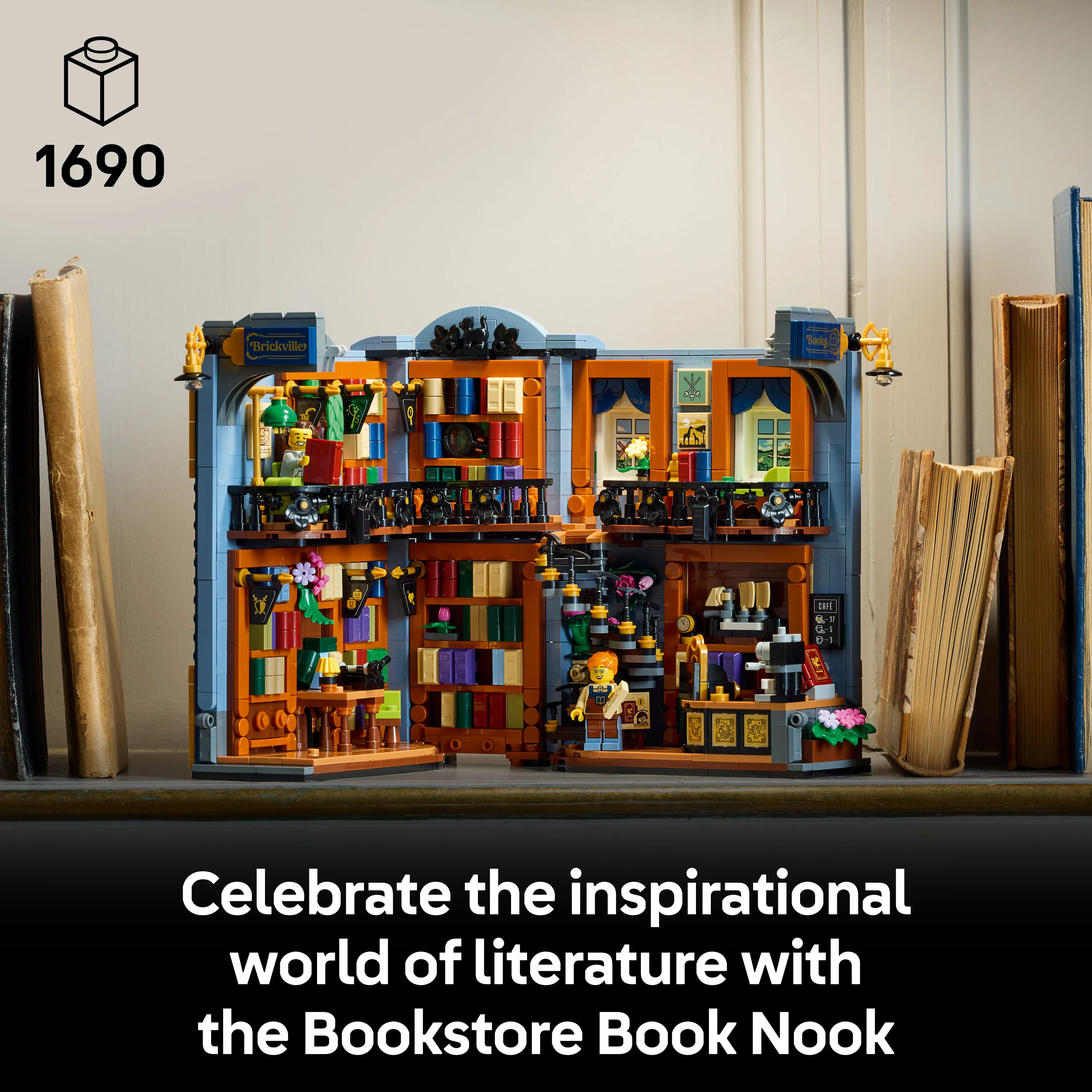 LEGO Icons Bookshop: Book Nook 11379
