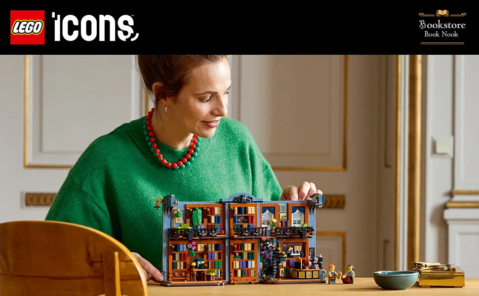 LEGO Icons Bookshop: Book Nook 11379