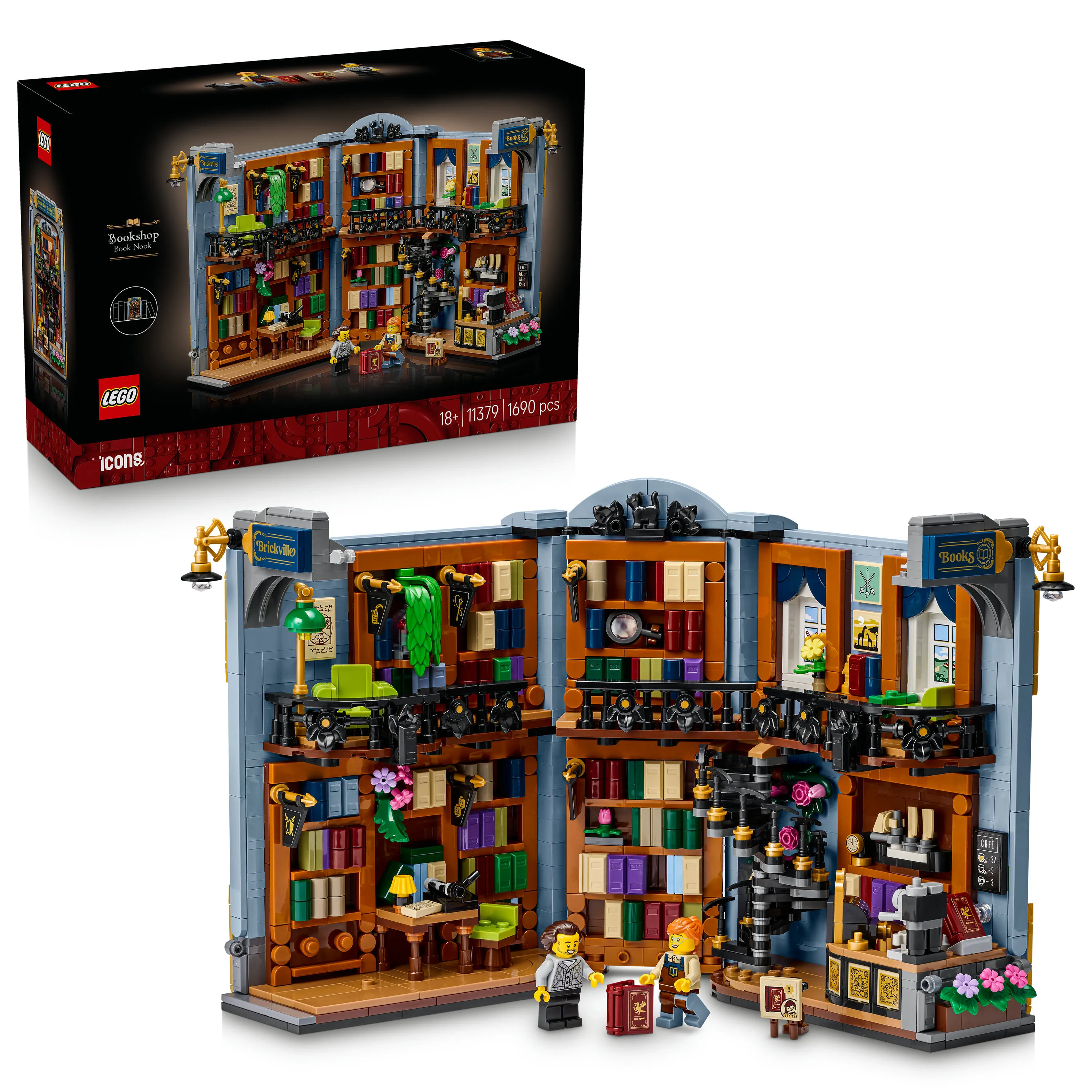 LEGO Icons Bookshop: Book Nook 11379